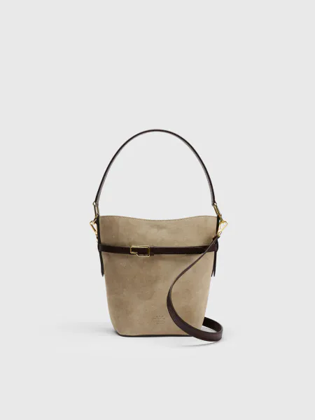 Hovedbilde ATP Atelier Cremella Avena/Walnut, suede/printed ...